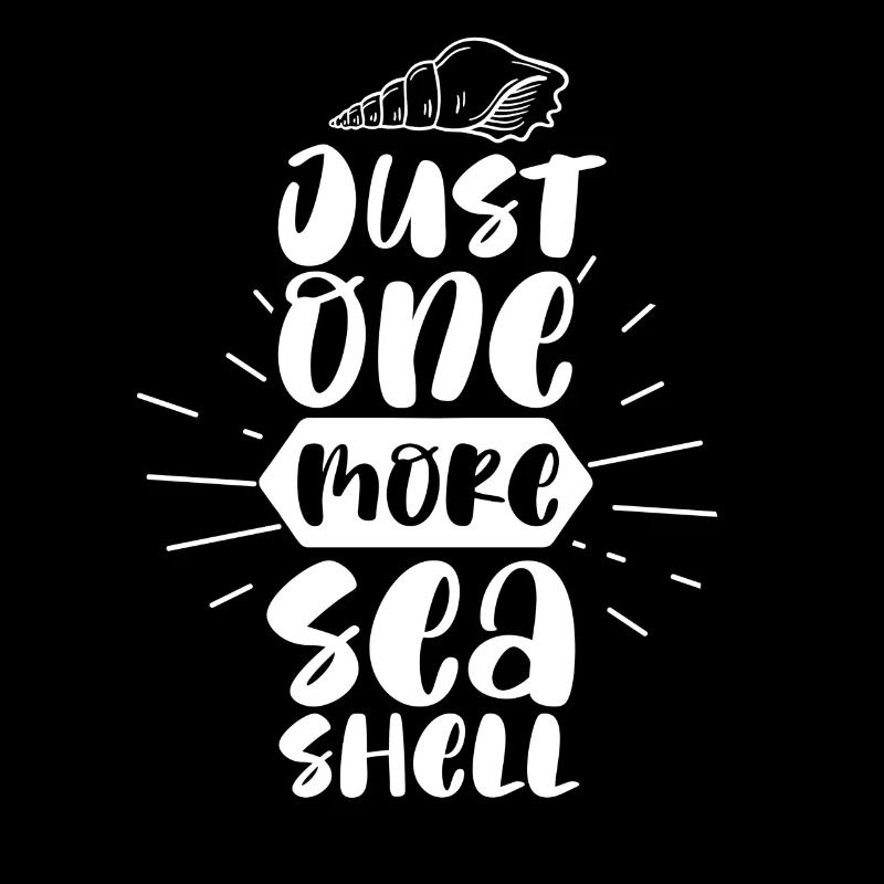Only One Shell Shell Collector Shellfish Collector Shells