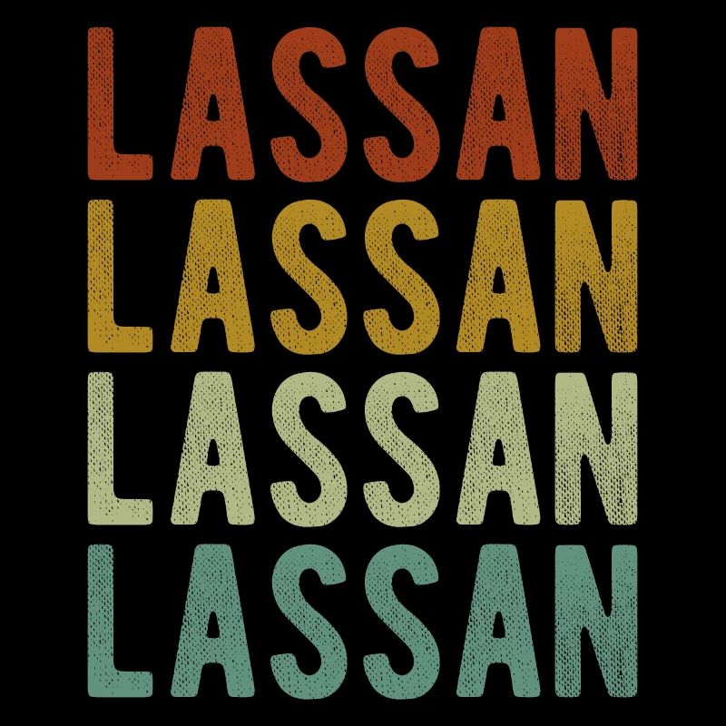 Lassan Stadt Retro Vintage