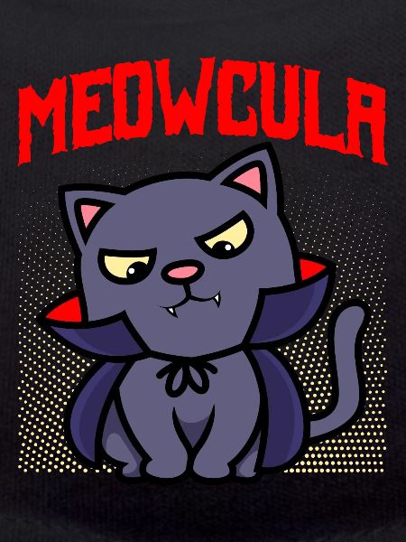 Dracula Halloween Cat