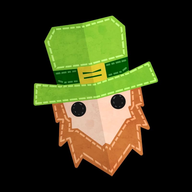 Patch de lutin peint pour la Saint-Patrick