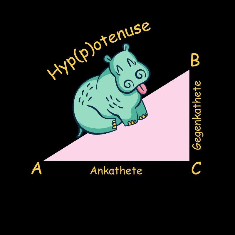 Professeur de mathématiques mathématicien Hippotenuse