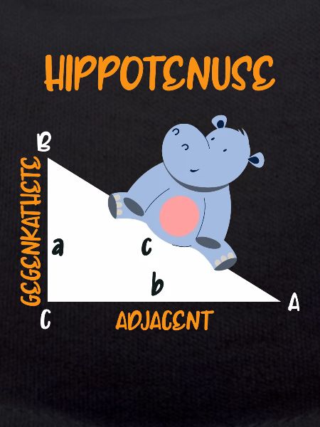 Mathematician Hippotenuse Hippo Triangle