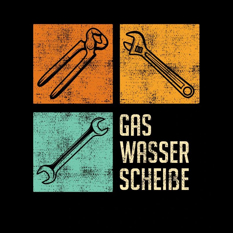 Gas Wasser Scheiße Klempner