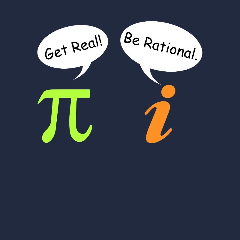 Math Saying Complex Number Pie get real