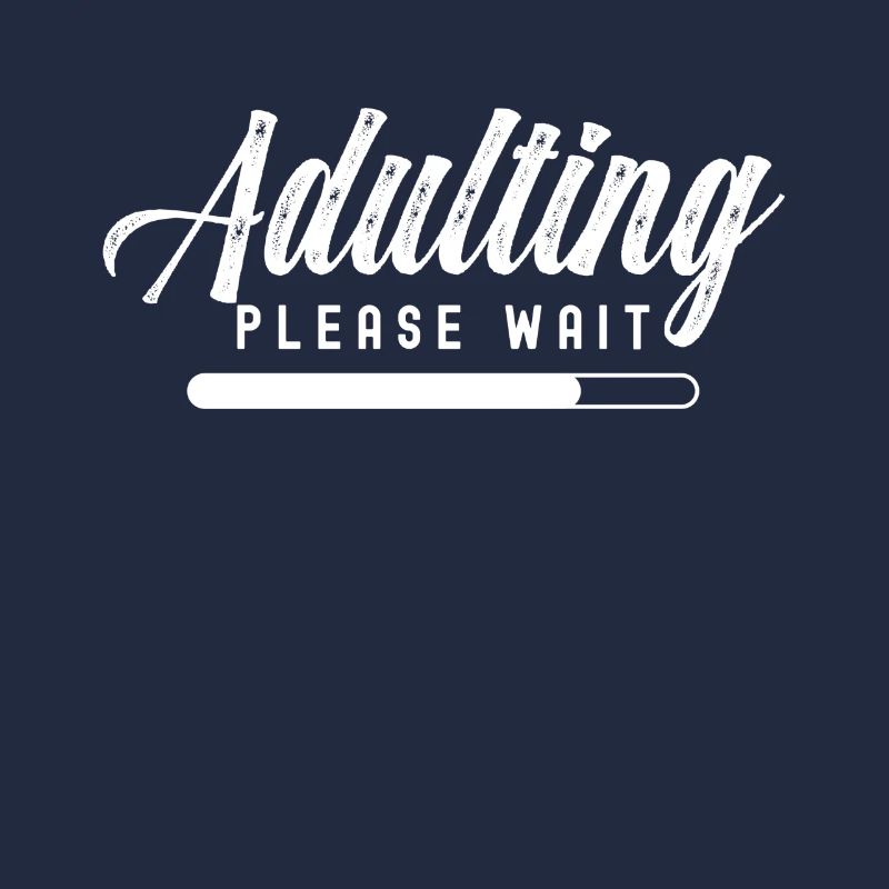 Erwachsen Werden Bitte Warten Geburtstag Pubertät