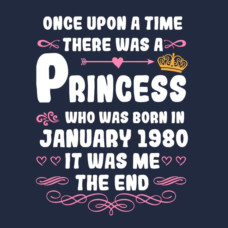 Es war einmal eine Prinzessin. Januar 1980 Geburts