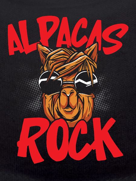 Alpakas rocken Llama Alpakaflüsterer Nutztier