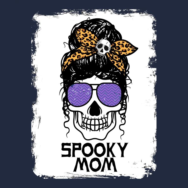 Spooky Mom - Messy Bun