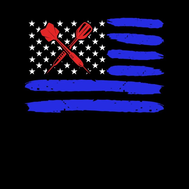 Fléchettes du drapeau des États-Unis pour les joueurs de fléchettes