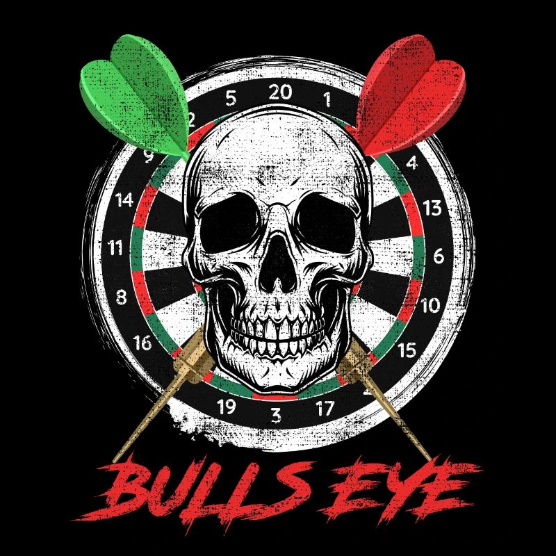 Bullseye Darts Bone Face Dartboard Dart
