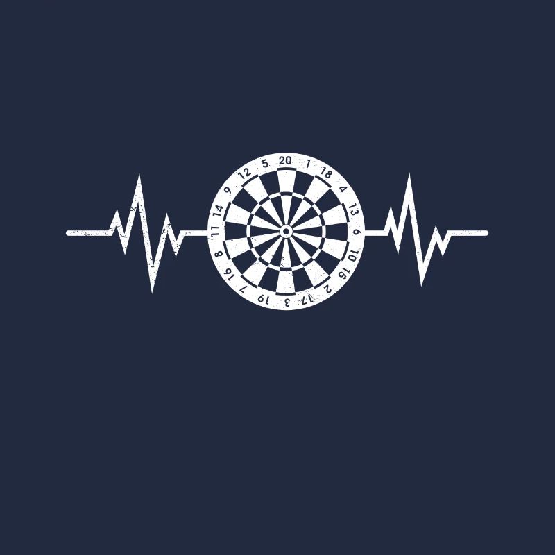 Herzschlag Dartscheibe Darts Scheibe Dart