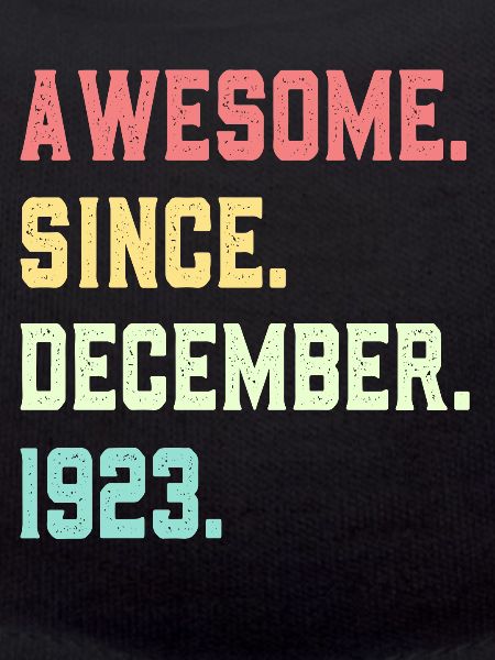 Awesome Since December 1923