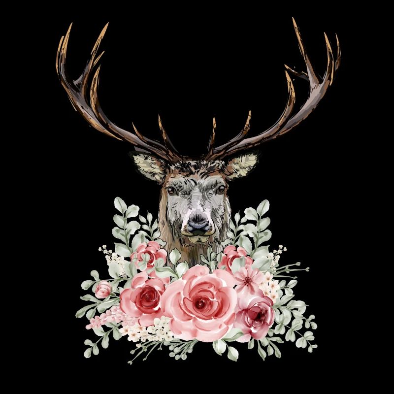 Dirndl Replacement Deer and Roses