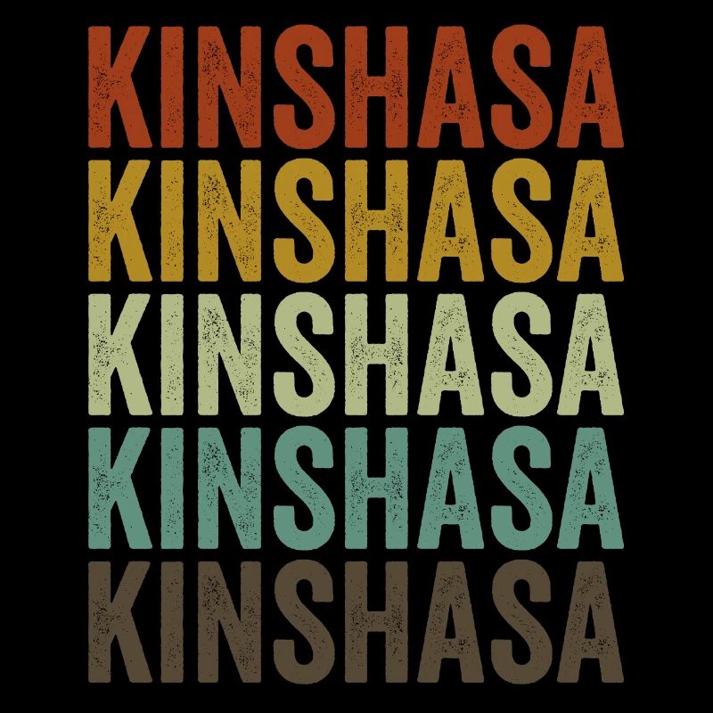 Kinshasa Congo Rétro Vintage