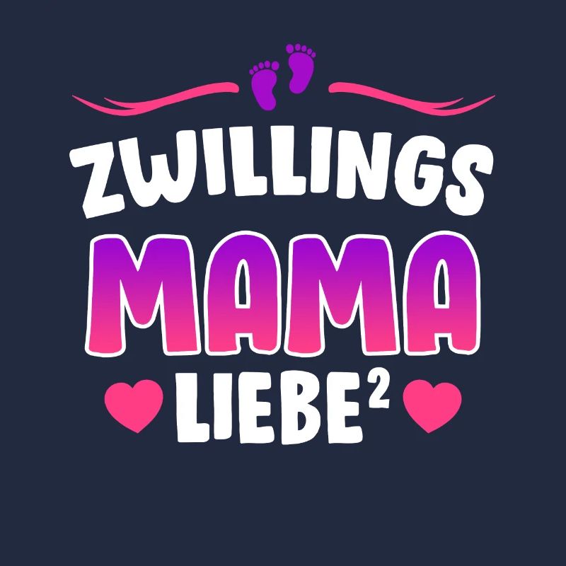 Zwillingsmama Liebe hoch 2 Mutter von 2 Mama