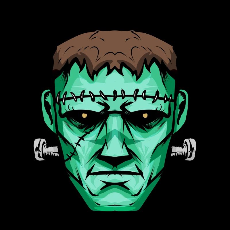 Monstre vert Halloween