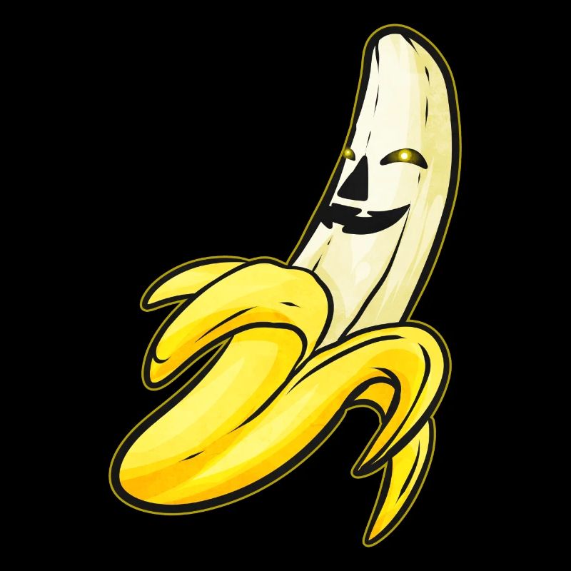 Maléfique Jack O Lantern Banane Halloween