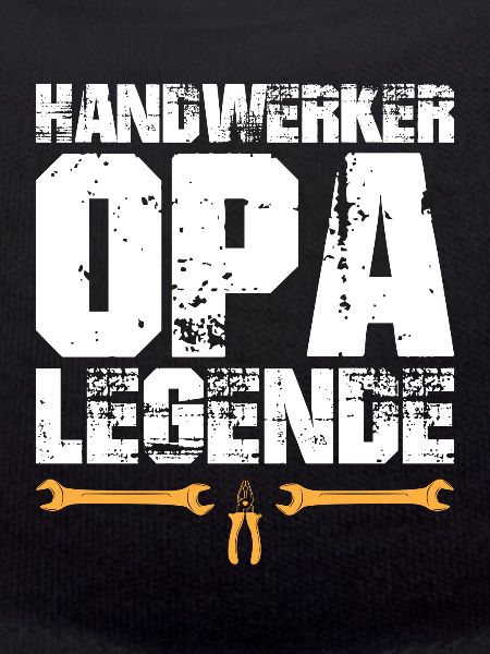 Handwerker Opa Legende