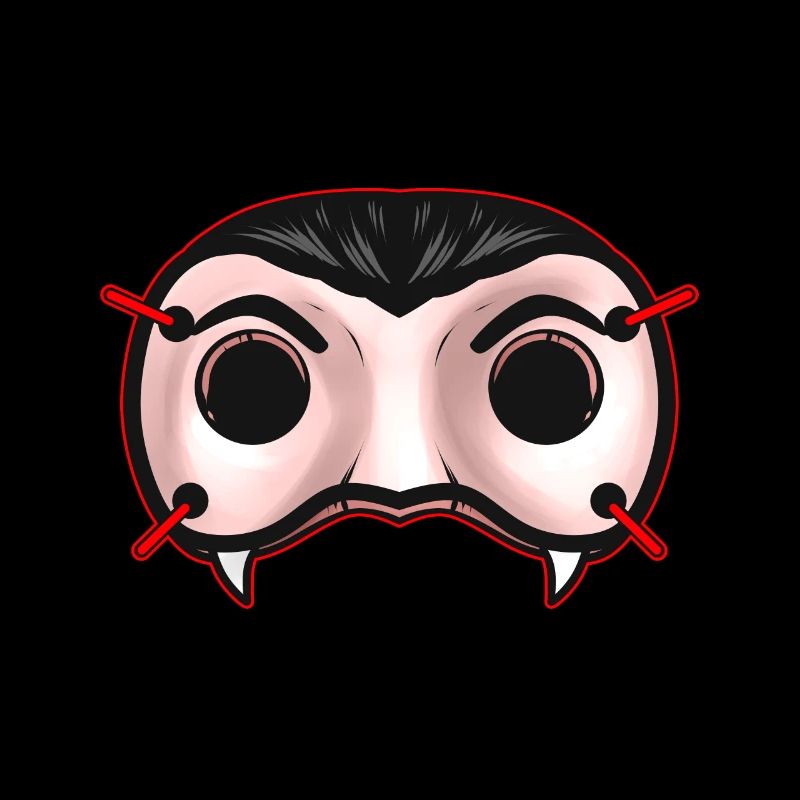 Costume de masque de vampire pour Halloween