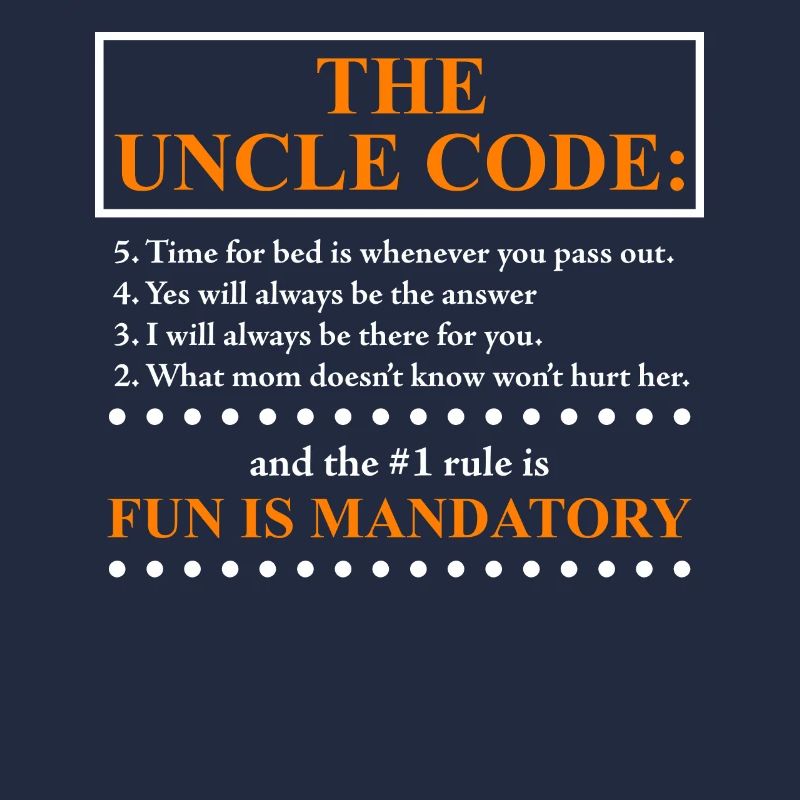 Der Onkel Code lustiger Onkel Spruch