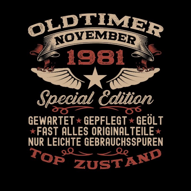 Oldtimer November 1981 41. Geburtstag Geschenk