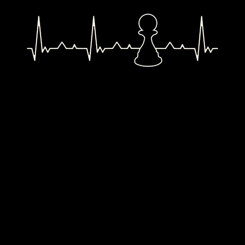 Peón de ajedrez. Corazón. Amor. Ekg. Legumbres.