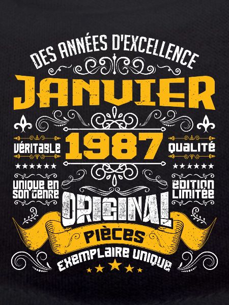 JANVIER 1987 | ORIGINAL PIÈCES