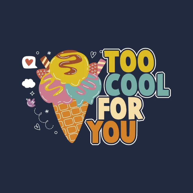 Eiscreme logo Sommer Softeis Geschenkidee