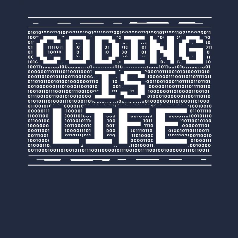 Coding Ist Leben Coder Code Programmierer