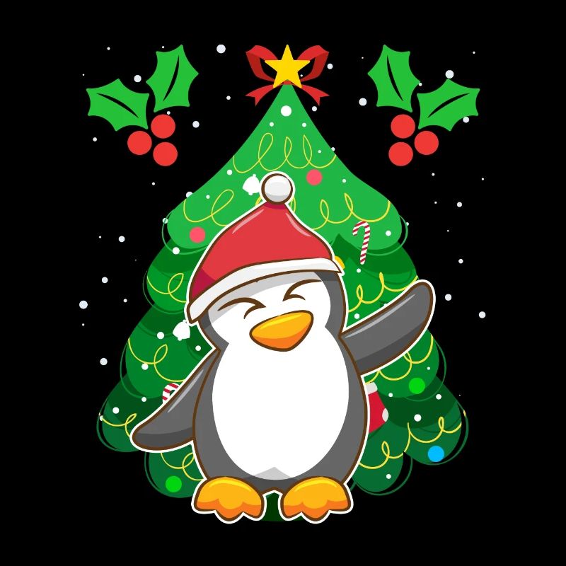 Pinguin Weihnachten Pinguin Tannenbaum