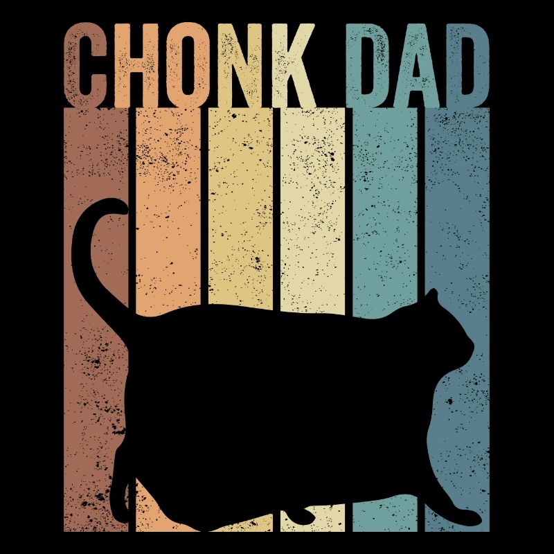 Chonk Meme Katze Chonk Dad