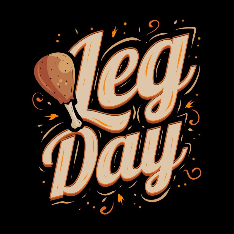 Turkey Drum Leg Day Thanksgiving