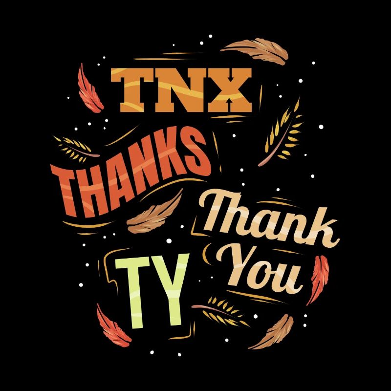 THX Merci TY Merci Thanksgiving