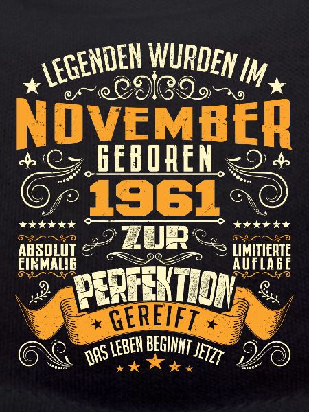 Im November 1961 geboren