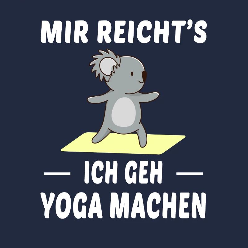 Yoga Machen Koala Spruch Witzig