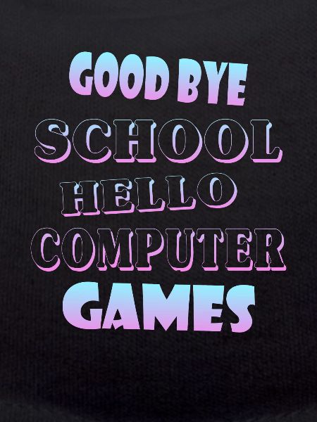School Gamer Students