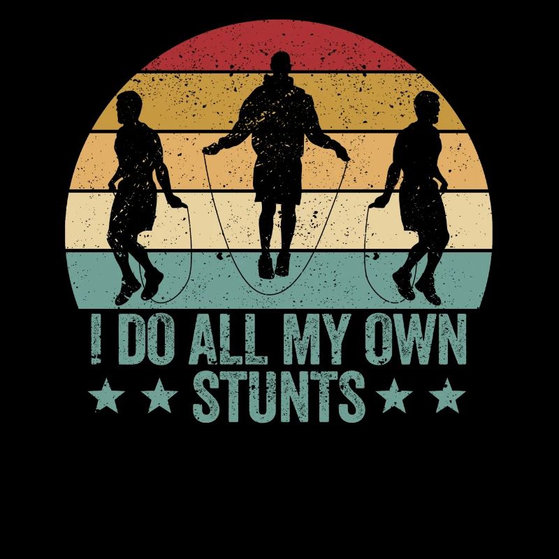 Drôle de corde à sauter que je fais moi-même