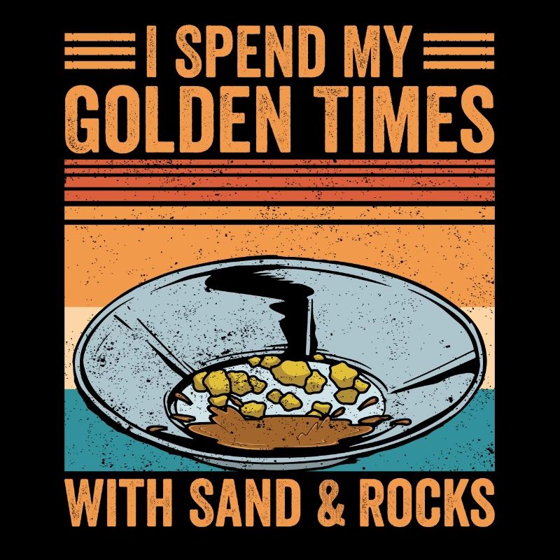 Funny Gold Panners Gold Seekers Gold Diggers Excavators