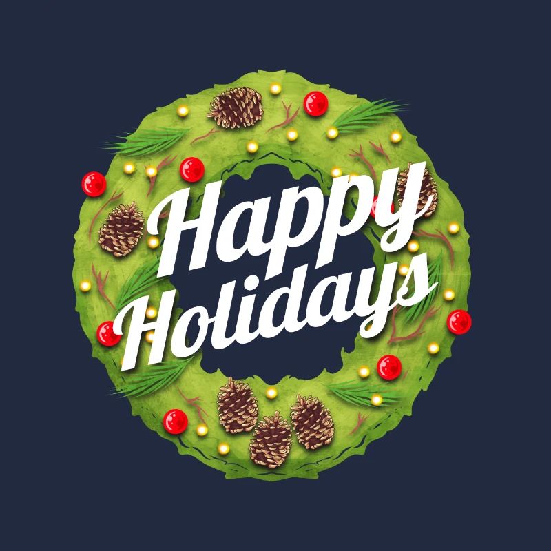 Guirlande de Noël Joyeuses Fêtes Pour Marier