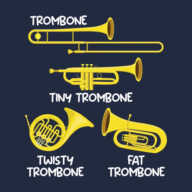 Petit Trombone Curvy Trombone Trombone Épais