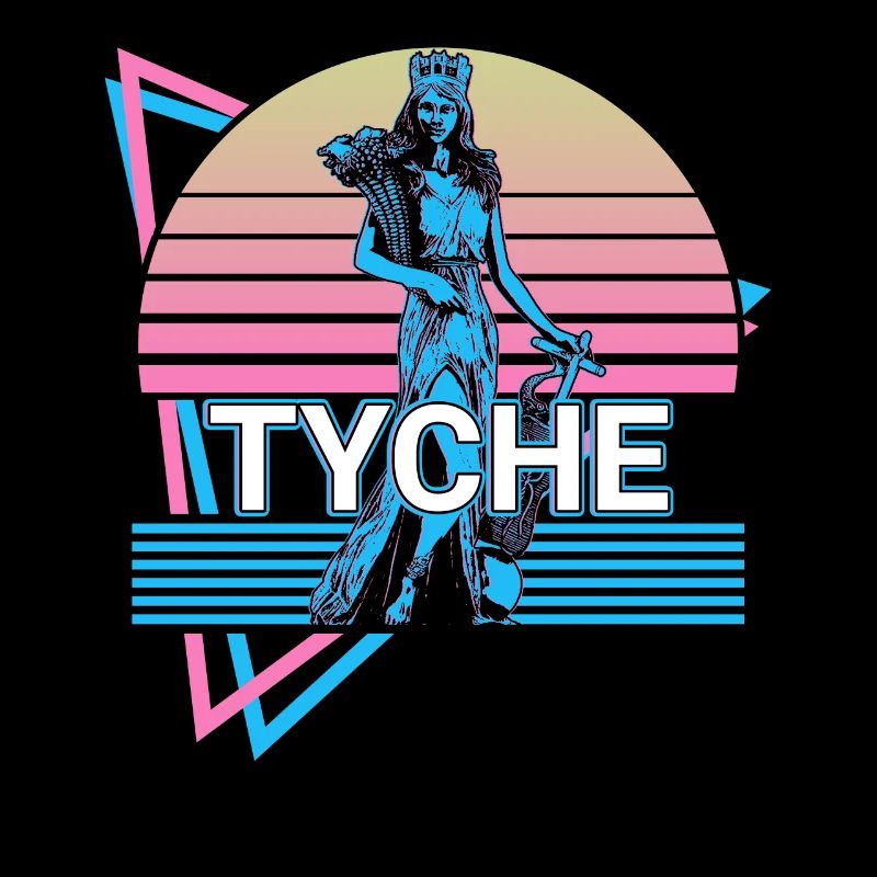 Tyche Déesse du Bonheur et Fortuna Retro