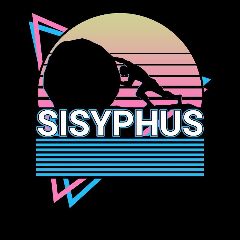 Sisyphus Ancient Greek Mythology Retr