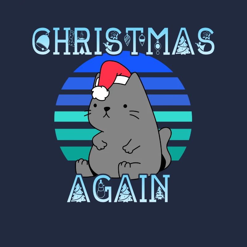 Noël à nouveau Chat de Noël