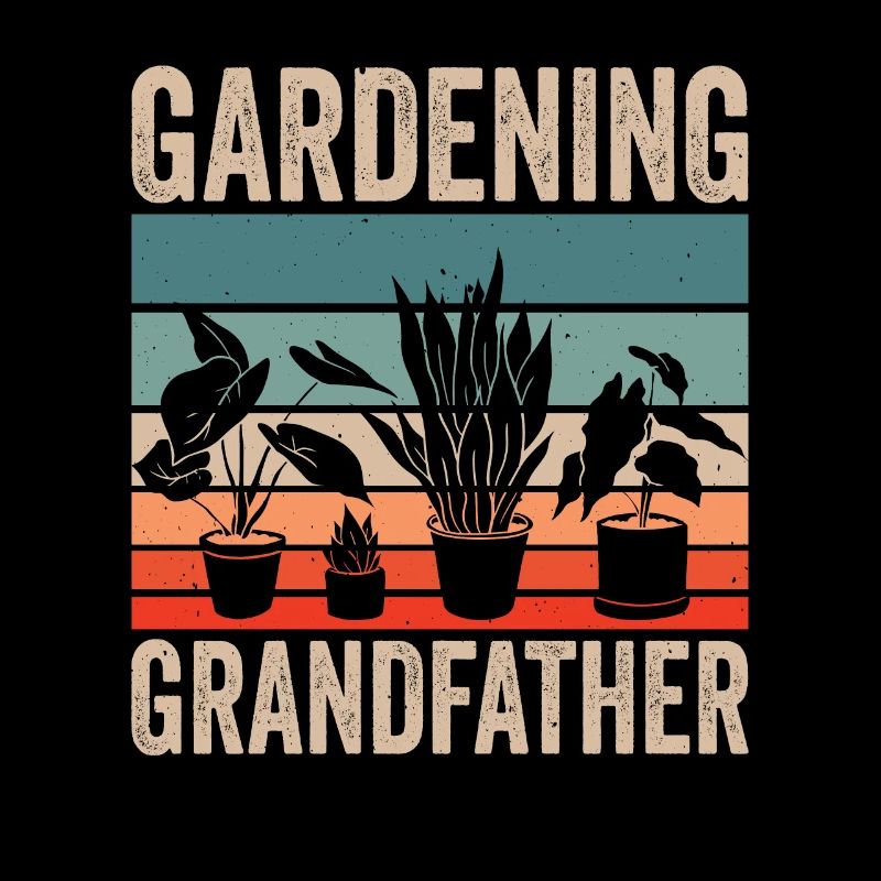 Gartenarbeit Großvater Opa Garten Gärtner
