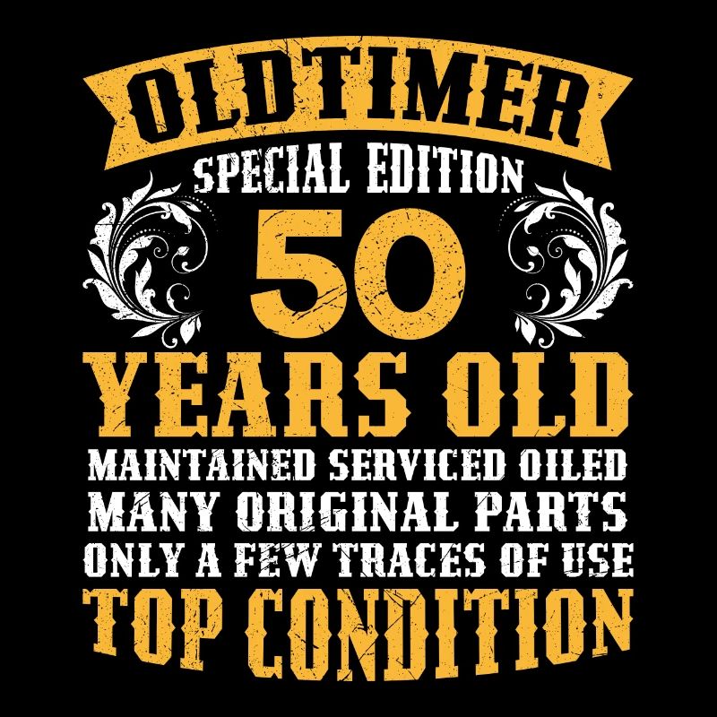 Oldtimer 50 ans 50e anniversaire hommes hommes