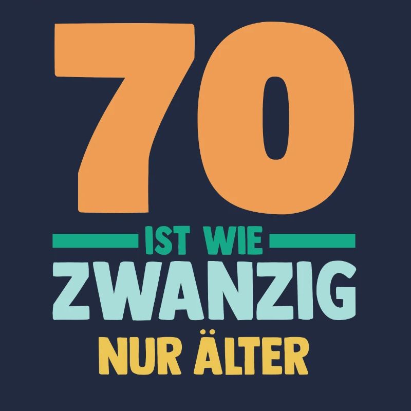 Siebzig 70 Jahre Siebzigster Geburtstag