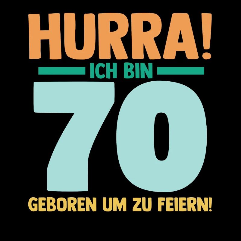 Siebzig 70 Jahre Siebzigster Geburtstag