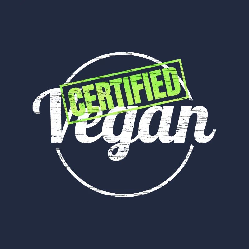 Étiquette pour les végétaliens certifiés