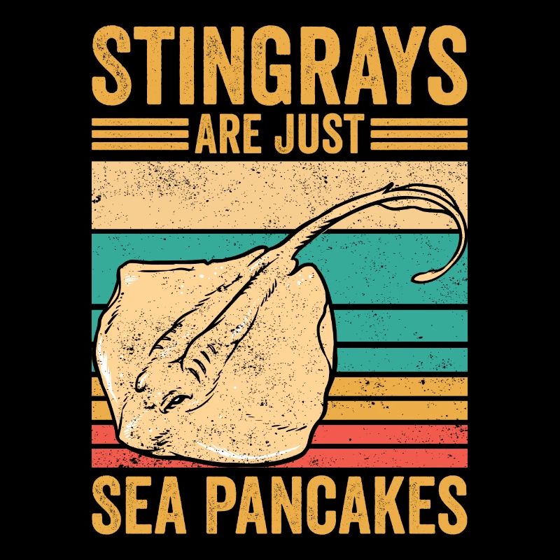 Funny stingrays Manta rays are just sea