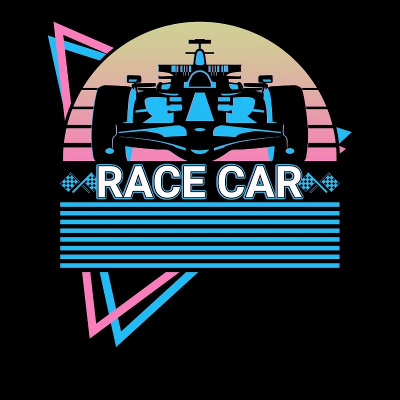 Voiture de course rétro